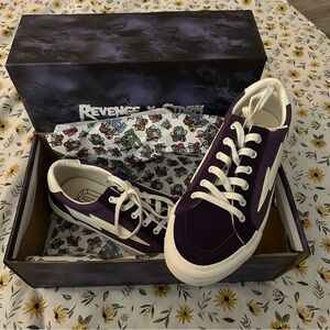 Revenge x Storm Purple and White Sneakers Size 10